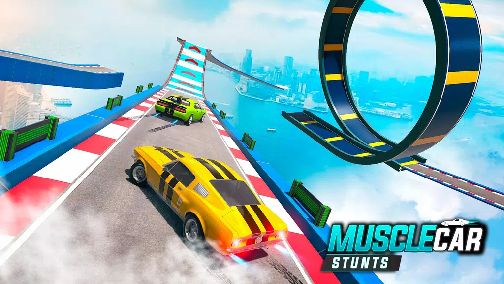 Muscle Car Stunts - Ramp Car Screenshot3