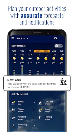 Transparent clock and weather Screenshot2