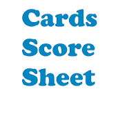 Cards Score Sheet APK