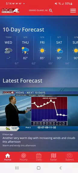 KSNB Local4 Weather Screenshot2