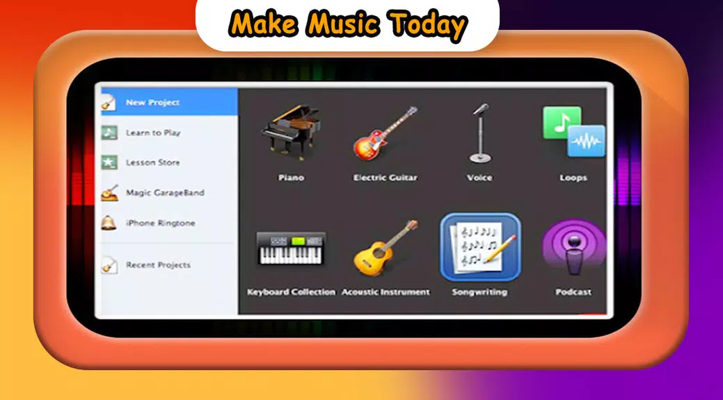 GarageBand Music in studio Clue Screenshot3