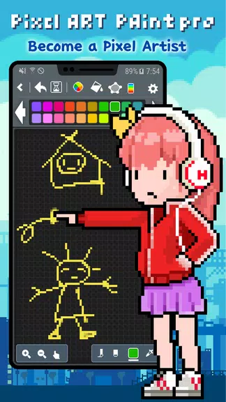 Pixel Art paint Pro Screenshot1