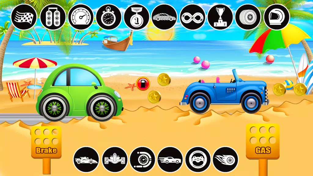 Kids Cars Hills Racing games Screenshot2