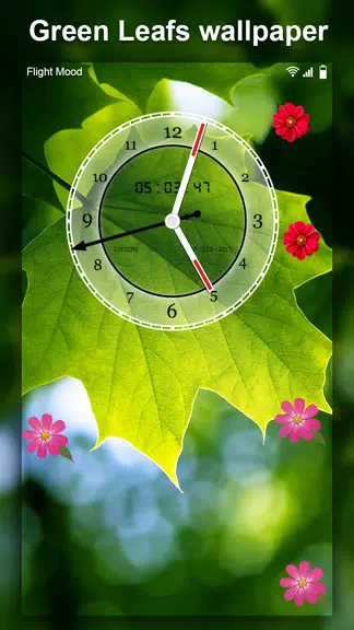 Green Leaf Live Wallpaper HD Screenshot2