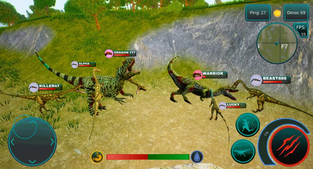 The Cursed Dinosaur Isle: Game Screenshot1