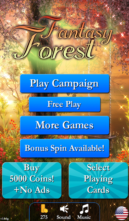 Tripeaks Fantasy Forest Screenshot1