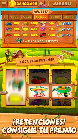 La Granja –Máquina Tragaperras Screenshot1