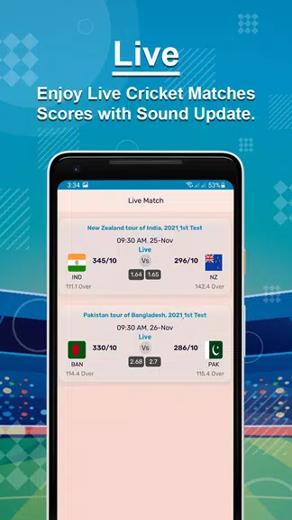 Live Cricket Screenshot2