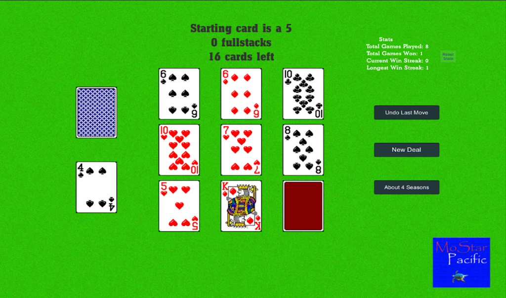 Four Seasons Solitair Screenshot1