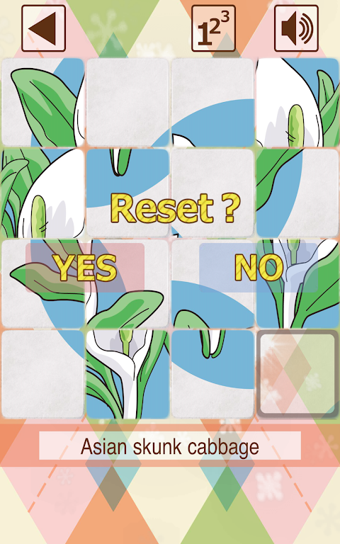 Flower Slide Puzzle Screenshot3