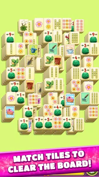 Mahjong Spring Flower Garden Screenshot1