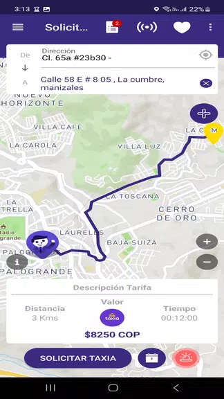 Taxia: Solicita tu transporte Screenshot3