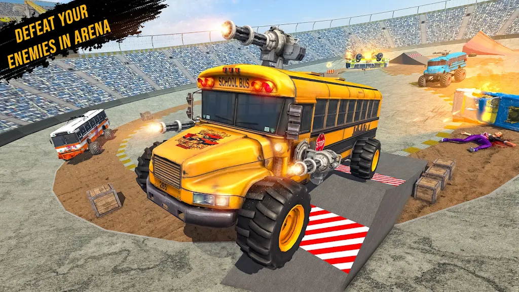 Monster Bus Derby Destruction Screenshot1