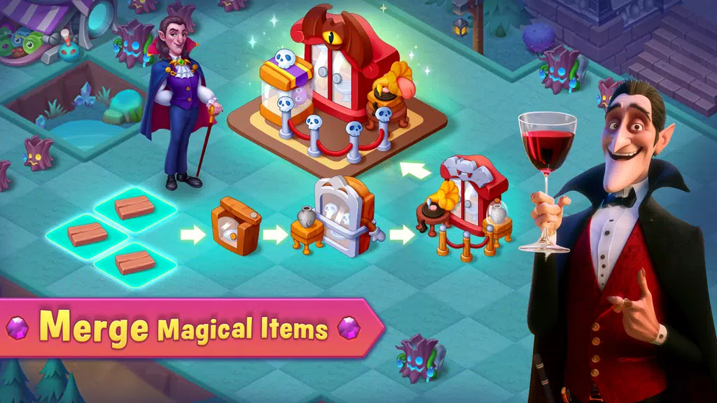 Merge Vampire: Monster Mansion Screenshot4