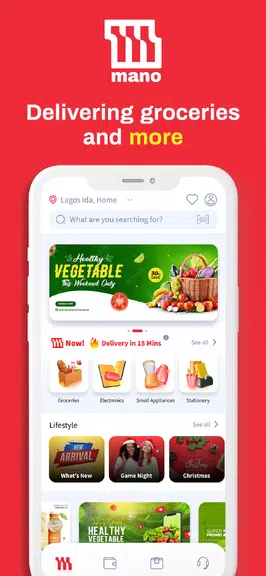 MANO food & products delivery Screenshot1