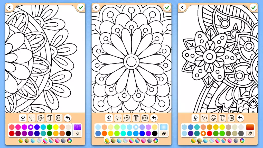 Mandala Coloring Pages Screenshot1