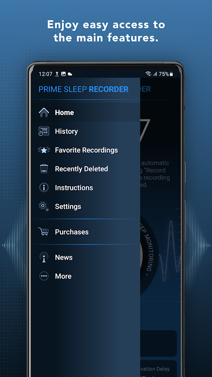 Prime Sleep Recorder Screenshot2