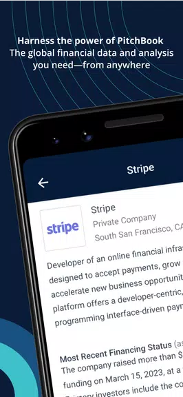 PitchBook Mobile Screenshot1