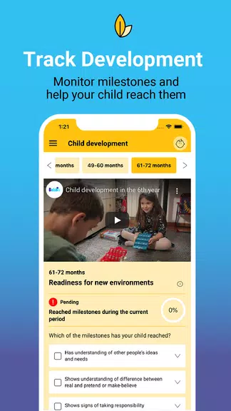 Bebbo parenting app Screenshot1