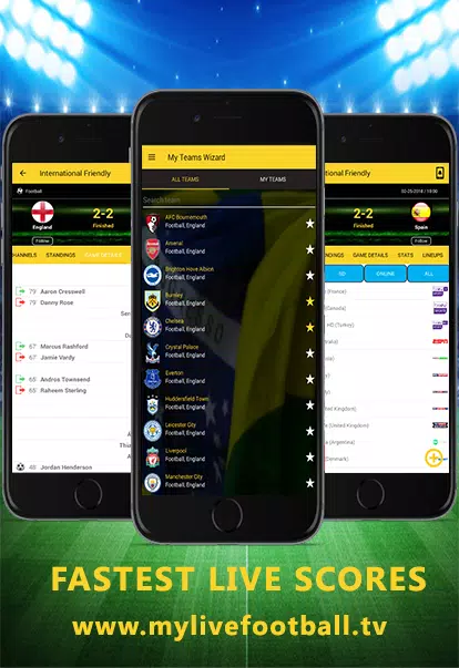 My Live Football TV - Scores Screenshot3