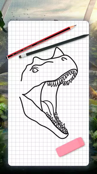 How to draw dinosaurs by steps Screenshot1