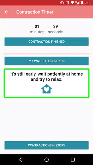 Contraction timer Screenshot2