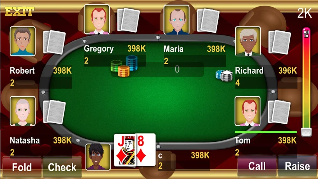 Texas Poker Ace Card Online Screenshot1