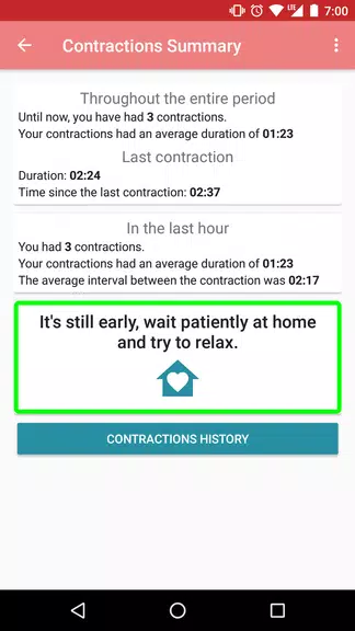 Contraction timer Screenshot4