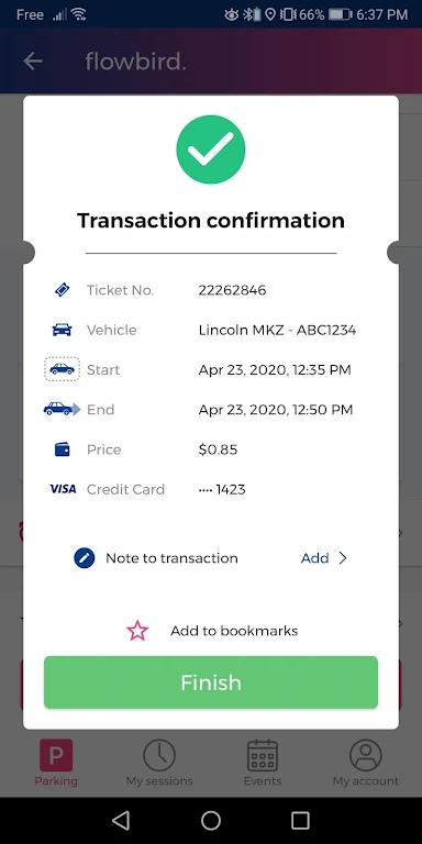 Flowbird Parking Screenshot3