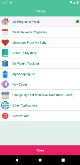 Pregnancy Tracking Screenshot2