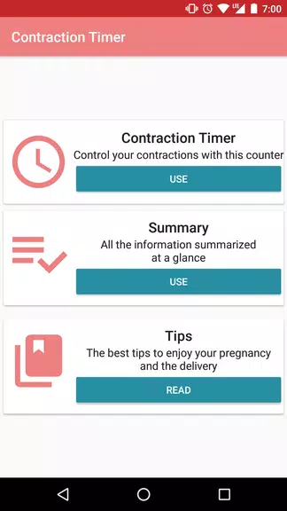 Contraction timer Screenshot1