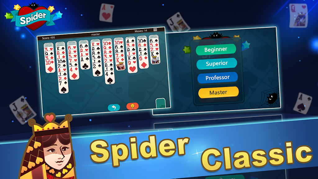 Spider Solitaire -Card Game Screenshot3