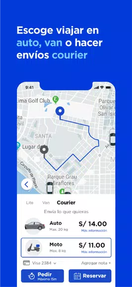 Directo, un app de taxi Screenshot1