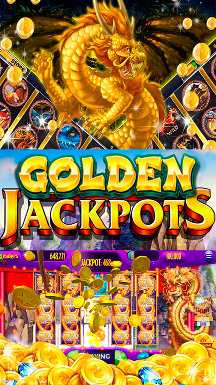 Dragon's Gold Flames Vegas Casino Slots Screenshot2