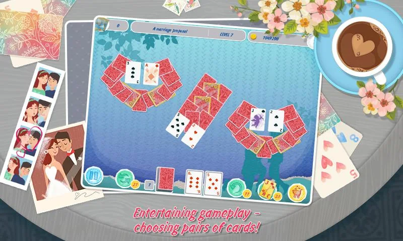 Solitaire Match.Love StoryFree Screenshot2