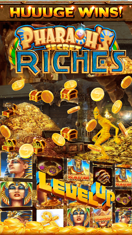 Pharaoh's Secret Casino Online Slot Machine Screenshot2