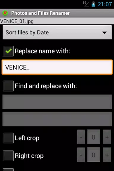 Photos and Files Renamer Screenshot4