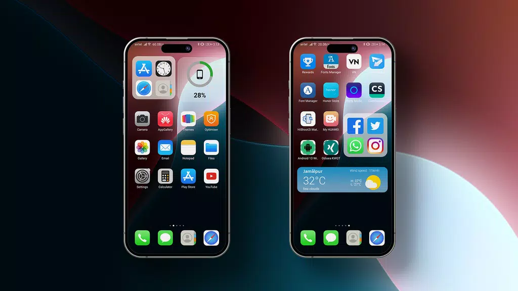 iOS 18 DARK | MAGIC UI THEME Screenshot1