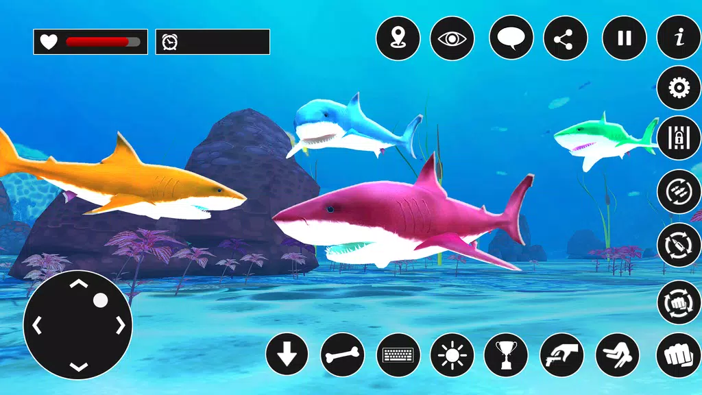 shark racing: sharks game Screenshot1