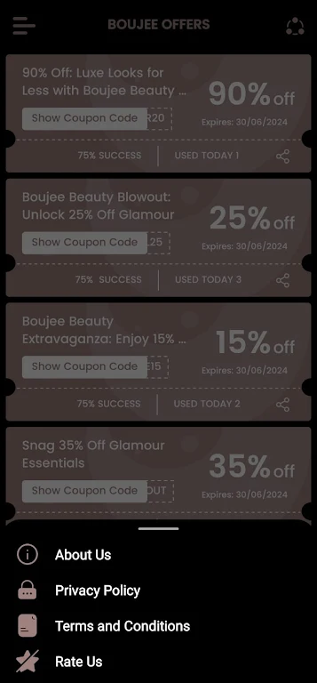 Coupons for Boujee Screenshot2