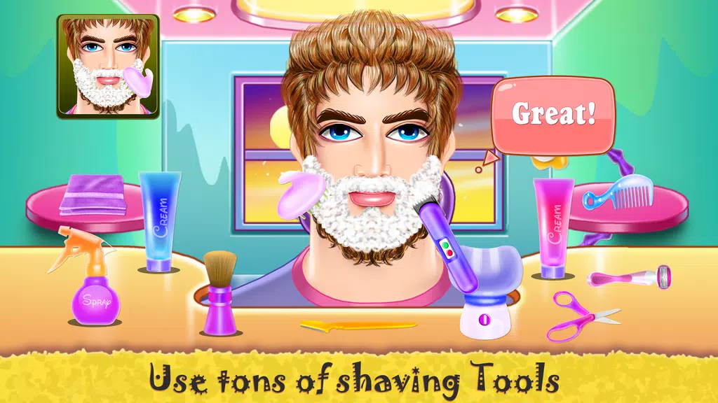 Daddy Fashion Beard Salon Screenshot4