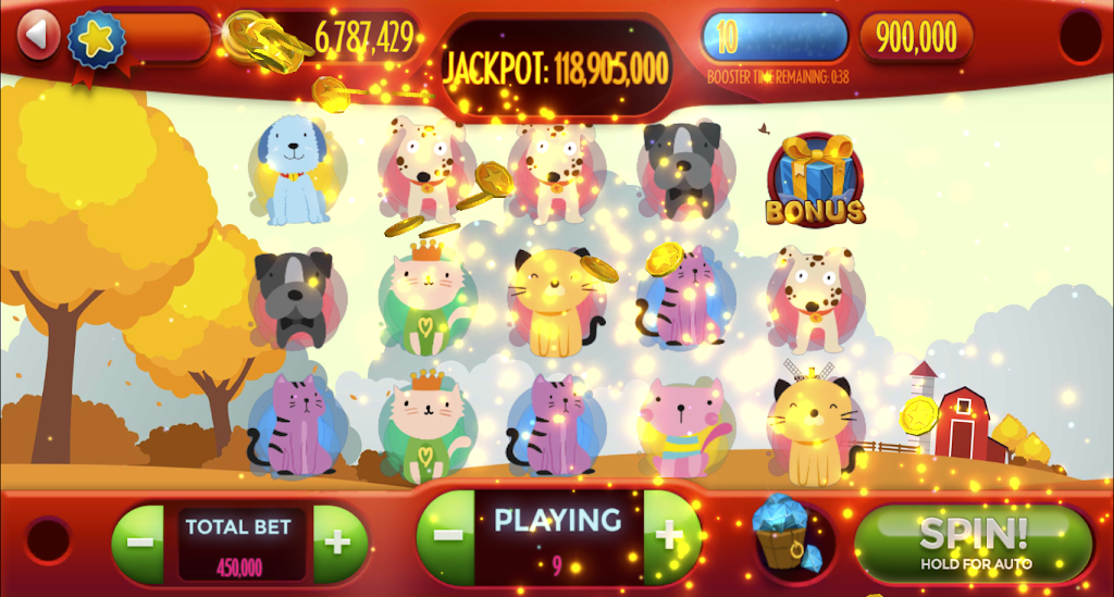 Dog-Cat Free Slot Machine Game Online Screenshot1