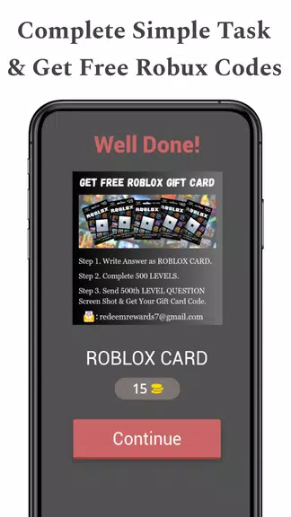 Get Robux Gift Card RedeemCode Screenshot3