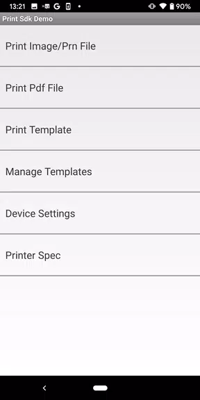 Brother Print SDK Demo Screenshot1