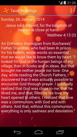 Taizé Readings Screenshot1