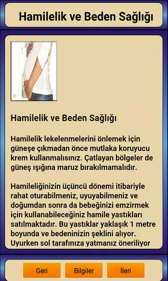 Hamileler İçin Faydalı Bilgile Screenshot4