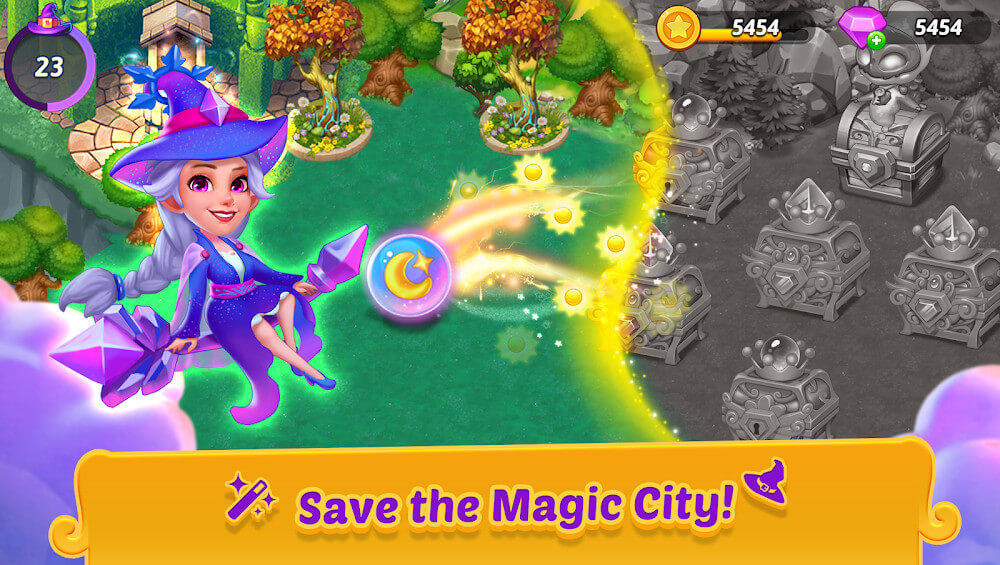 Merge Witches-Match Puzzles Screenshot2