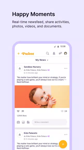 Parent: Child Care App Screenshot2