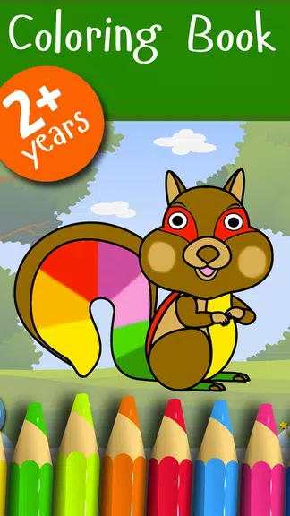 Forest - Kids Coloring Puzzles Screenshot1