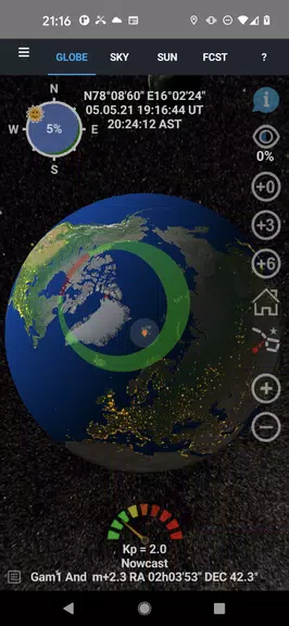 Aurora Forecast 3D Screenshot1